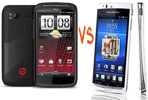 So sánh HTC Sensation XE và Sony Ericsson Xperia Arc S